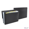 Harmonikamappa A4 PP 13 rekeszes RAPESCO Germ-Savvy  matt fekete