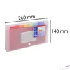 Kép 7/10 - Harmónikamappa Exacompta 260x140 mm, PP, 7 rekeszes