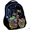 Kép 1/2 - Hátizsák Paso motoros fekete 45x30x20 0,5kg Paso az örök fiatalság kollekció