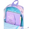 Kép 4/7 - Hátizsák Stitch kiskamaszoknak Stitch pasztel 25x39x33x11 ergonómikus 2 cipzáras zseb és 2 kisebb nyitott zseb