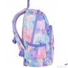Kép 6/6 - Hátizsák Stitch kiskamaszoknak Stitch pasztel 25x39x33x11 ergonómikus 2 cipzáras zseb és 2 kisebb nyitott zseb