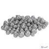 Hungarocell golyó kicsi Hungarocell, csillámos ezüst 1,5cm
