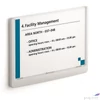 Kép 3/5 - Információs tábla 148,5x210mm DURABLE CLICK SIGN fehér