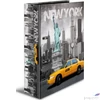 Kép 1/2 - Iratrendező 70mm Herma Cities A4-es emelőkaros kihúzólyukkal ellátott Városok/New York mintával 7171