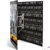 Kép 2/2 - Iratrendező 70mm Herma Cities A4-es emelőkaros kihúzólyukkal ellátott Városok/New York mintával 7171
