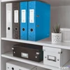 Kép 3/6 - Iratrendező Leitz 180 Wow lakkfényű 80mm kék Leitz