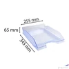 Kép 4/4 - Irattálca műanyag A4 EXACOMPTA Linicolor, jégkék