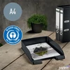 Kép 3/3 - Irattálca műanyag A4 Leitz Recycle, fekete E52275095