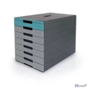 Irattároló műanyag 7fiókos DURABLE Idealbox pro 7 kék