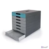 Irattároló műanyag 7fiókos DURABLE Idealbox pro 7 kék