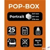 Kép 9/9 - Irattároló műanyag Exacompta 4 fiókos, Pop-Box, fehér
