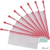 Irattartó tasak DL djois Cipzáras csekk, PVC, hálós, 250x130 mm piros
