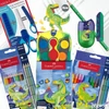 Kép 1/8 - Iskolai csomag Faber Castell Fiús  iskolai kezdő csomag Dino design Grip exkluzív csomag Dinos