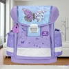 Kép 2/6 - Iskolatáska Belmil ergonómikus Classy Purple Blue Butterfly BL40313AG61L