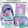 Kép 1/6 - Iskolatáska szett Ars Una 25 Cute Animals Unicorn  táska, tolltartó tornazsák, kulacs, gumis mappa uzsonnásd