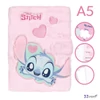 Jegyzetfüzet Stitch Fluffy, A5 rózsaszín