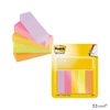 Jelölőcímke 5x50lap 3M Post it 15x50mm, Energetic vegyes színek LP6705TFEN