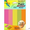 Kép 1/2 - Jelölőcímke Deli 7154 papír 5 színű 50x15mm SN-9708 NEON