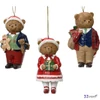 Karácsonyfa dísz maci 1 álló maci 3 féle 6x4x11cm SDKAE25 1db/ár