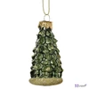 Karácsonyfa dísz üveg karácsonyi figurák 5x4x7cm SDKAE25 4 féle kézzel festett 1db/ár