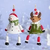 Karácsonyi dekor akasztós Csengő, 10cm, mikulás, hóember, szarvas KPM25