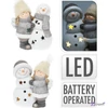 Karácsonyi dekor Angyal hóemberrel LED-DEL 17CM KPM25