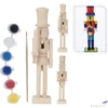 Kép 2/3 - Kreatív festő készlet 24'' festhető, 25cm diótörő +festék+e kpm