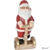 Karácsonyi dekor figura 14cm, 3 féle hóember, rénszarvas, mikulás