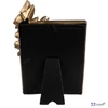 Képkeret 16x23/10x15cm mélyzödl arny színű virág-pillangó dekorral,