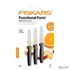 Fiskars 21cm hússzeletelő Functional Form 3db-os 11cm-es fekete IF1057539