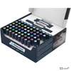 Kétvégű marker készlet 72 darabos, Paint-It 040 Set complete, 30 különböző szín