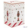 Konyhai tároló Porcelán Nutcracker Twist bambusz fedéllel, 11x16cm, dobozban