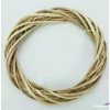 Kép 2/2 - Koszorú vesszőből 15cm FEHÉR