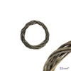 Koszorú vesszőből 15cm szürke 15cm