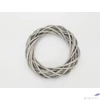 Kép 1/2 - Koszorú vesszőből 20cm szürke 20cm