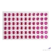 Kép 2/2 - Kreatív dekor strasszkő öntapadós pink, 10mm