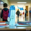 Kulacs 650ml királykék 650ml sport kék dinó mintás kpmisk '25 pillekönnyű 0,13kg