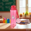 Kulacs 650ml pink sport rózsaszín unikornis mintás kpmisk '25 pillekönnyű 0,13kg