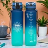Ars Una Kulacs 1000ml 25' Dark Sea Motivációs 56574531 Biztonságizáras PBA mentes
