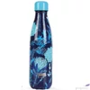 Kép 1/2 - Kulacs fém 500ml Blue Flowers  Olasz kulacs kiváló minőség