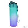 Kulacs OXY CLICK 600 ml Ombre lila-zöld BPA-mentes