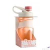 Kép 2/2 - Kulacs Wabo 450ml rózsaszín, műanyag, kupakos, markolattal