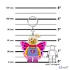 Kulcstartó LEGO Butterfly Girl LEGO LED világítással