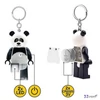 Kulcstartó LEGO Panda Guy LED világítással