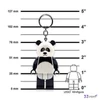 Kulcstartó LEGO Panda Guy LED világítással