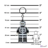 Kulcstartó LEGO Skeleton Guy LED világítással