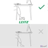 Lábtámasz Leitz állítható, LEITZ Ergo