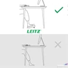 Kép 7/7 - Lábtámasz Leitz állítható, LEITZ Ergo
