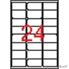 Etikett Apli 64x33, 9 -24- kerekített sarkú LCA2409