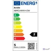 LED izzó E14 kisgömb G45 4 5W 470lm 3000K AVIDE